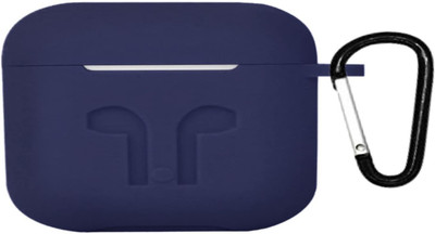 KHR Silicone Press and Release Headphone Pouch For Apple Airpods 3rd Generation(For AirPods 3rd Generation 2021 / AirPods 3 [Charging LED Indicate] Blue)