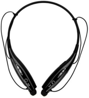 GUGGU WEJ_453Q_HBS 730 Neck Band Bluetooth Headset Bluetooth Headset(Black, In the Ear)