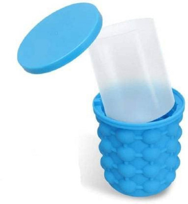 Cierie 1 L Silicone bocket Ice Bucket(Blue)