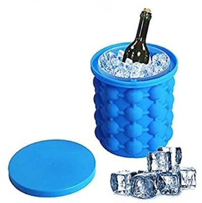 Cierie 1 L Silicone Container Box for ice Ice Bucket(Blue)