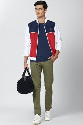 PETER ENGLAND Full Sleeve Colorblock Men Jacket