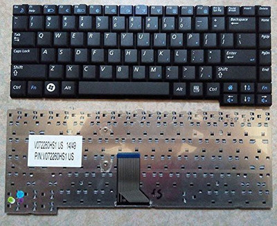 TechSonic Keyboard For NP R60 R60 R70 R560 R510 P510 P560 Internal Laptop-size Laptop Keyboard Compatible with Desktop, Laptop, Mac(Black)
