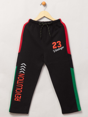 Bouyz Track Pant For Boys(Black, Pack of 1)