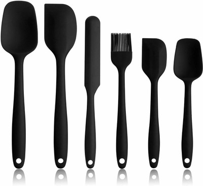 KD ZONE Silicone Spatula Sets of 6 Pcs Mixing Spatula(Pack of 6)