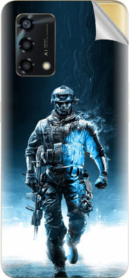 Snooky Oppo F19s Mobile Skin(Blue)