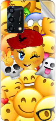 Snooky Oppo F19s Mobile Skin(Yellow)