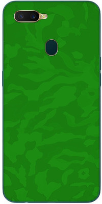 Vcare GadGets Oppo A7 Mobile Skin(Light Green)