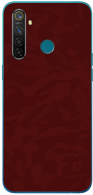 Vcare GadGets Realme 5 Pro Mobile Skin(Red)