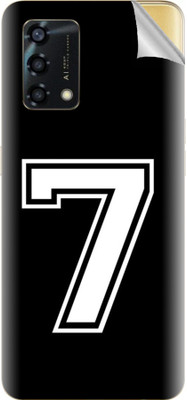 Snooky Oppo F19s Mobile Skin(Black)