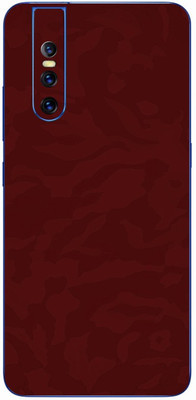Vcare GadGets Vivo V15 Pro Mobile Skin(Red)