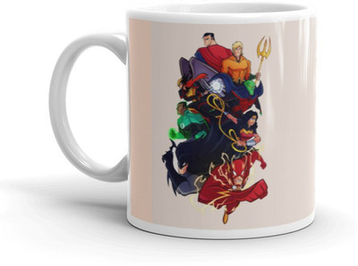 Mr UVD Super Heroes Flash Premium Quality Ceramic Coffee Mug(350 ml)