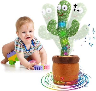 Aganta Dancing Cactus with Lights Up Talking Singing Toy Decoration Rechargeable Dancing Cactus Plush Toys Same Talking Tom Toy Funny Early Interesting Childhood Education Toys for Kids Dancing Cactus Repeat, Talking Dancing Cactus Toy, Repeat+Recording+Dance+Sing, Wriggle Dancing Cactus Repeat What