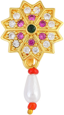 DULCI Cubic Zirconia Gold-plated Plated Brass Nose Ring