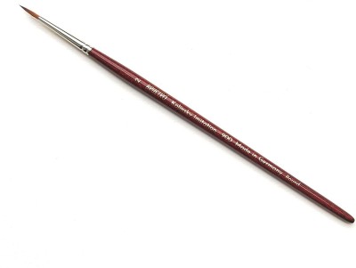 BRuSTRO Kolinsky Imitation Watercolour Round Brush Size 2(Brown)