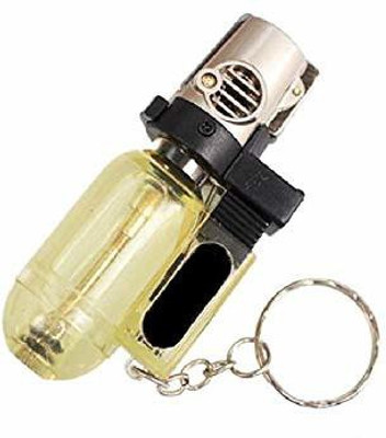 DEEPAINDUS jet lighter cylindrical Shape Windproof Lighter (Multicolour) Pocket Lighter(Yellow)