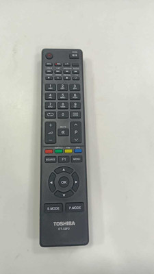 Akshita Compatible For CT-32F2 LED LCD TV Remote Control With Voice Function & Netflix Button ( Chake Image With Old Remote ) TOSHIBA Remote Controller(Black)