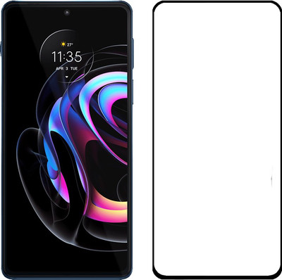 Newlike Edge To Edge Tempered Glass for Motorola Moto Edge 20 Full Coverage,Anti Scratch Free Anti Finger Print(Pack of 1)