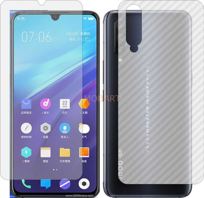 MOBART Front and Back Tempered Glass for VIVO IQOO PRO (Front Matte Finish & Back 3d Carbon Fiber)(Pack of 2)