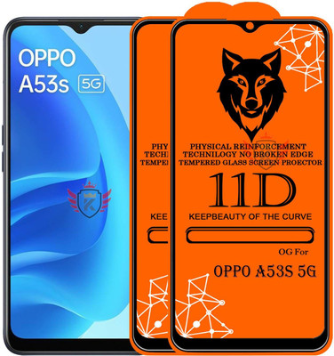 KING COVERS Tempered Glass Guard for OPPO-A53s 5g(Pack of 2)