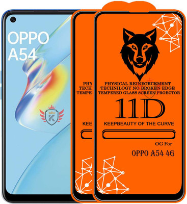 Express Buy Tempered Glass Guard for OPPO-A54 4G(Pack of 2)