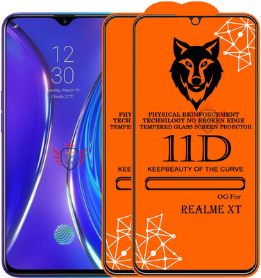 KING COVERS Tempered Glass Guard for Realme XT(Pack of 2)