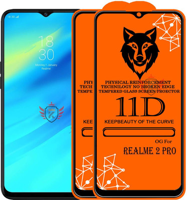 KING COVERS Tempered Glass Guard for Realme 2 Pro(Pack of 2)