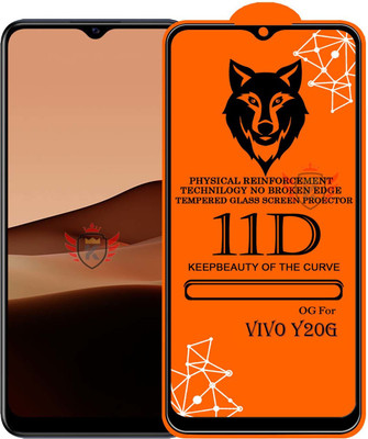 KING COVERS Edge To Edge Tempered Glass for VIVO-Y20G(Pack of 1)