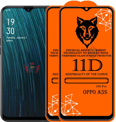 KING COVERS Tempered Glass Guard for OPPO-A5s(Pack of 2)