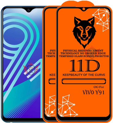 KING COVERS Tempered Glass Guard for VIVO-Y91(Pack of 2)
