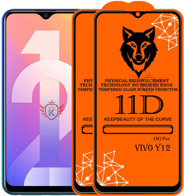 KING COVERS Tempered Glass Guard for VIVO-Y12(Pack of 2)