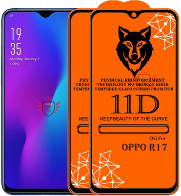 KING COVERS Tempered Glass Guard for OPPO-R17(Pack of 2)