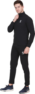 Three brothers Solid Men Track Suit