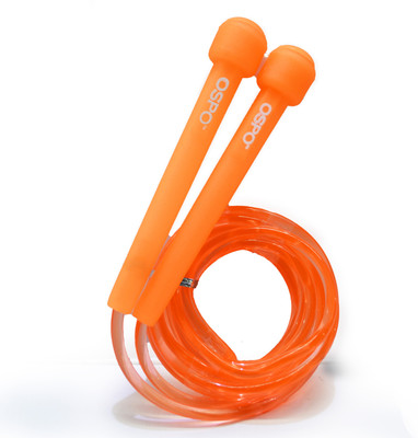 OSPO SPORTS / SKIPPING ROPE ( JUMP ROPE ) JR -128 Speed Skipping Rope(Orange, Length: 300 cm)