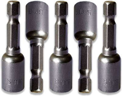LAXMI 8mm Magnetic Socket Set (Pack of 5) Socket Set(Pack of 5)