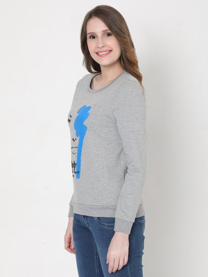 VERO MODA Full Sleeve Printed Women Sweatshirt