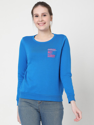 VERO MODA Full Sleeve Printed Women Sweatshirt