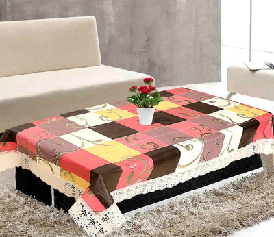 Casanest Printed 4 Seater Table Cover(Multicolor, PVC)