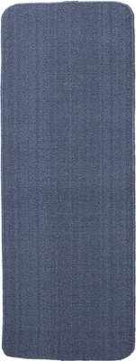 Saral Home Blue Polyester Runner(1 ft,  X 4 ft, Rectangle)