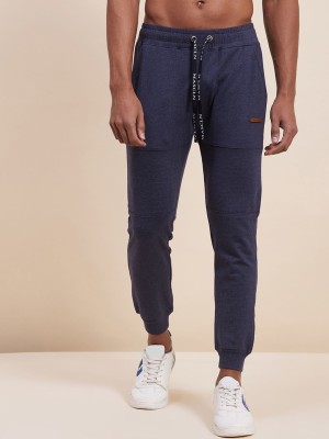 MASCLN SASSAFRAS Solid Men Blue Track Pants