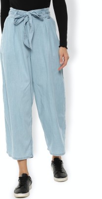 VAN HEUSEN Regular Fit Women Blue Trousers