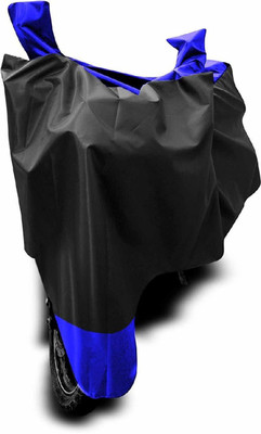 Wegather Two Wheeler Cover for Yamaha(YZF R15 S, Black, Blue)
