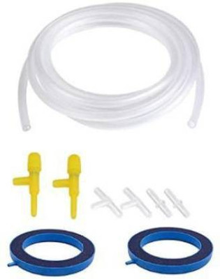 AKSHAT ENTERPRISES Aquarium Multi Uses of 5 Meter Soft Silicone Hose Airline Tube and 3 Different Air Valves, 2 Controller, 2 Bubbles Disk Oxygen Ring Air Stone 3 inch Aquarium Tool AKSHAT ENTERPRISES Aquarium Multi Uses of 5 Meter Soft Silicone Hose Airline Tube and 3 Different Air Valves, 2 Controller, 2 Bubbles Disk Oxygen Ring Air Stone 3 inch Aquarium Tool