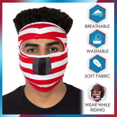 H-Store Multicolor Helmet Skull Cap for Men & Women(Size: Free,  Balaclava)