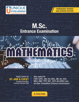 M.Sc. Entrance Examination Mathematics(Paperback, Suraj Singh)