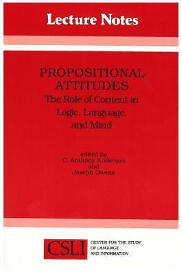 Propositional Attitudes(English, Paperback, Anderson C. Anthony)