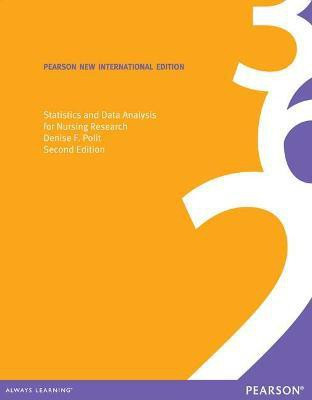 Statistics and Data Analysis for Nursing Research(English, Paperback, Polit Denise)