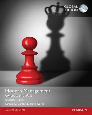 Modern Management: Concepts and Skills, Global Edition(English, Paperback, Certo Samuel)