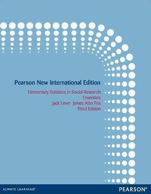Elementary Statistics in Social Research: Essentials(English, Paperback, Levin Jack)