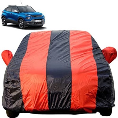 Autofact Car Cover For Tata Punch (With Mirror Pockets)(Red, Blue, For 2021 Models)