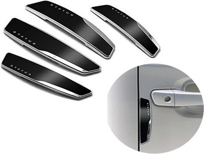 colorsole Plastic Car Door Guard(Black, Pack of 4, Audi, R8)